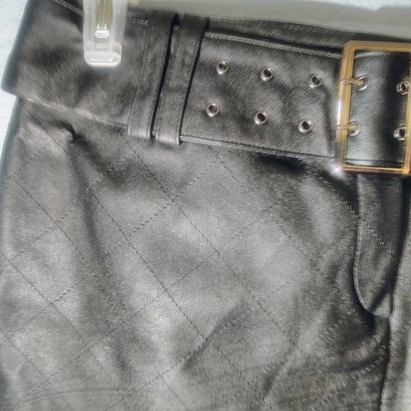XXI Faux Leather Skirt (size L) - Picture 4 of 4